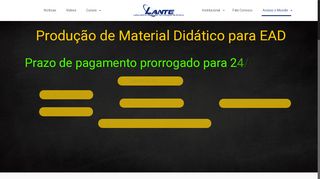 
                            5. LANTE – UFF – O maior laboratório de Educação à Distância do Brasil.