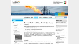 
                            7. LANUV: Betriebliche Umweltdaten-berichterstattung (BUBE)