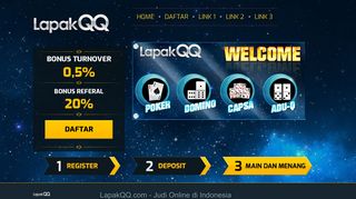 
                            5. LapakQQ Agen Domino Online Terpercaya dan Aman di Indonesia