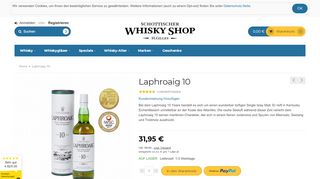 
                            12. • Laphroaig 10 - günstiger Preis - Schottischer Whisky Shop