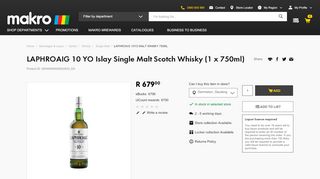 
                            13. LAPHROAIG 10 YO Islay Single Malt Scotch Whisky (1 x 750ml) | Malt ...