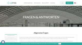 
                            4. LAPIXA | Fragen & Antworten zu unserem Service