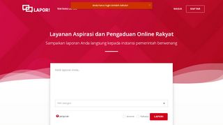 
                            3. LAPOR! - Aplikasi Kredit Pintar