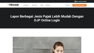 
                            12. Lapor Berbagai Jenis Pajak Lebih Mudah Dengan DJP Online Login ...