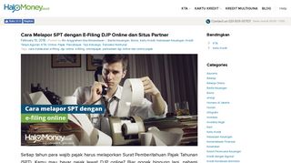 
                            2. Lapor SPT Lewat e-Filing DJPOnline dan Situs OnlinePajak