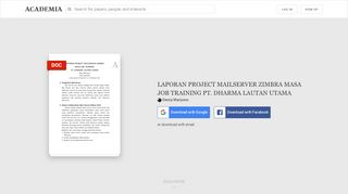 
                            6. LAPORAN PROJECT MAILSERVER ZIMBRA MASA JOB TRAINING ...