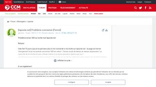 
                            4. [laposte.net] Problème connexion - Comment Ça Marche