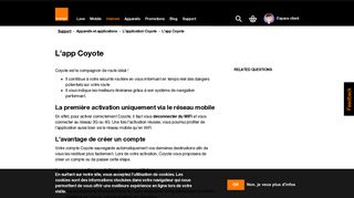 
                            9. L'app Coyote | Orange Belgique