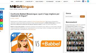 
                            5. L'app migliore per imparare le lingue: MosaLingua vs Babbel