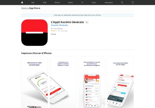 
                            9. L'Appli Société Générale dans l'App Store - iTunes - Apple