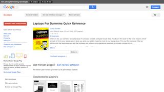 
                            11. Laptops For Dummies Quick Reference