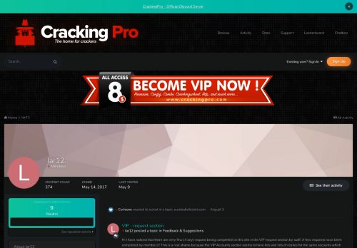 
                            13. lar12 - Cracking Pro | Cracking Begins | Best Cracking Forum