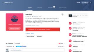 
                            8. Laravel 5 Fundamentals: Easy Auth - Laracasts
