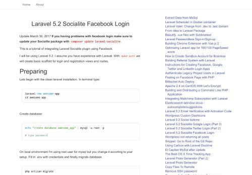
                            9. Laravel 5.2 Socialite Facebook Login - Blog - Damir ...