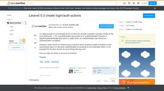 
                            3. Laravel 5.3 create login/auth actions - Stack Overflow
