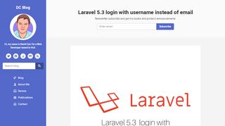
                            6. Laravel 5.3 login with username instead of email - David Carr | Web ...