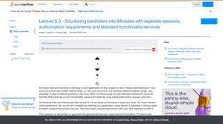 
                            1. Laravel 5.3 - Structuring controllers into Modules with separate ...