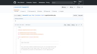 
                            7. laravel-5.3/LoginController.php at master · laravel-shift/laravel-5.3 ...