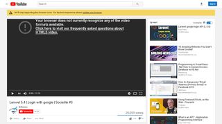 
                            7. Laravel 5.4 | Login with google | Socialite #3 - YouTube