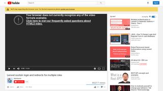 
                            4. Laravel custom login and redirects for multiple roles - YouTube