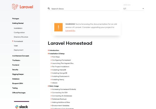 
                            3. Laravel Homestead - Laravel - The PHP Framework For Web Artisans