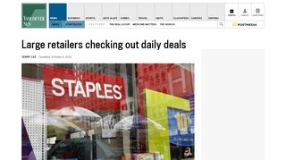 
                            11. Large retailers checking out daily deals | Vancouver Sun