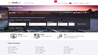 
                            6. LARGEST Train Ticket Online Booking in Singapore | Easybook(SG)