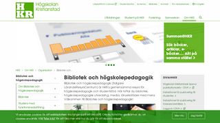 
                            2. Lärplattformen Canvas för Högskolan Kristianstad | HKR.se