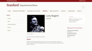 
                            11. Larry Ragent | Department of Music