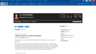 
                            7. Lars Eller, C, Washington Capitals, NHL - CBSSports.com