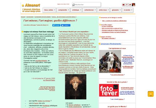 
                            13. l'art mineur, l'art majeur, quelles différences ? - Almanart