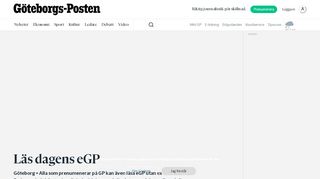
                            2. Läs dagens eGP | Göteborgs-Posten - Göteborg