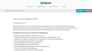 
                            5. Läs mer om Bilpriser Pro