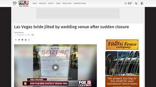 
                            11. Las Vegas bride jilted by wedding venue after sudden closure | Las ...