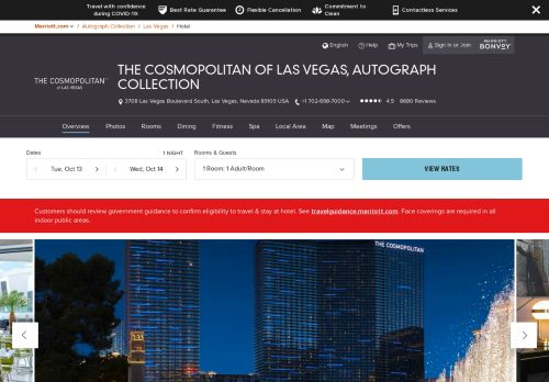 
                            8. Las Vegas Hotel | The Cosmopolitan of Las Vegas, Autograph Collection