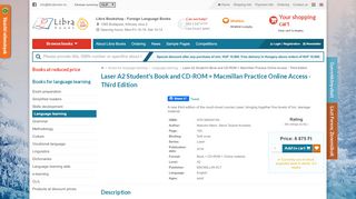 
                            13. Laser A2 Student's Book and CD-ROM + Macmillan Practice Online ...