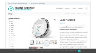 
                            1. Laser Egg 2 – Luftreiniger gegen Feinstaub in Innenräumen ...