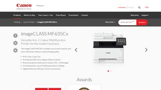 
                            13. Laser Printers - imageCLASS MF635Cx - Canon Malaysia