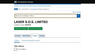 
                            12. LASER S.O.S. LIMITED - Officers (free information from Companies ...