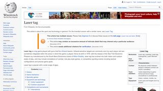 
                            7. Laser tag - Wikipedia