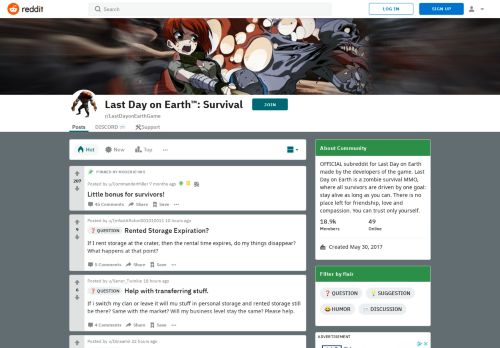 
                            10. Last Day on Earth™: Survival - Reddit
