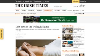 
                            8. Last days of the Irish gay sauna - Irish Times