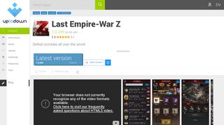 
                            4. Last Empire-War Z 1.0.237 for Android - Download