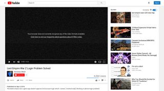 
                            3. Last Empire War Z Login Problem Solved - YouTube