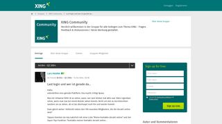 
                            3. Last login und wer ist gerade da... - XING Community | XING