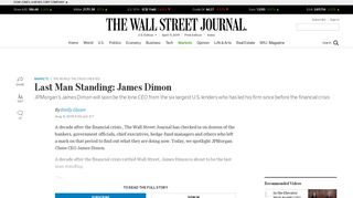 
                            9. Last Man Standing: James Dimon - WSJ