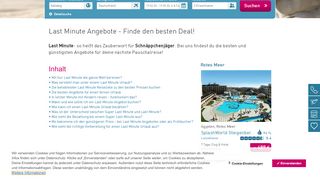 
                            11. Last Minute Reisen günstig buchen | Last Minute Urlaub mit l'tur