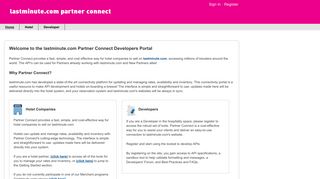 
                            3. lastminute.com partner connect - Welcome to the lastminute.com ...