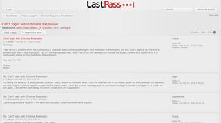 
                            8. LastPass Forums • View topic - Can't login with Chrome Extension