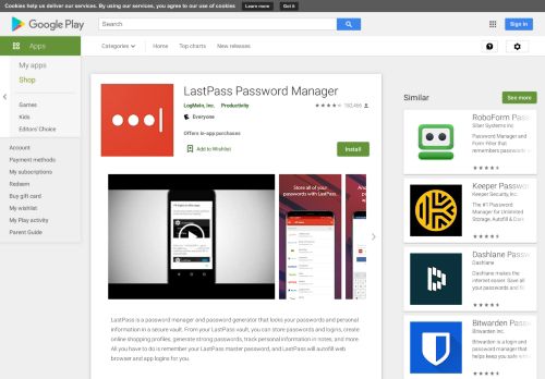 
                            8. LastPass Password Manager - Apps op Google Play